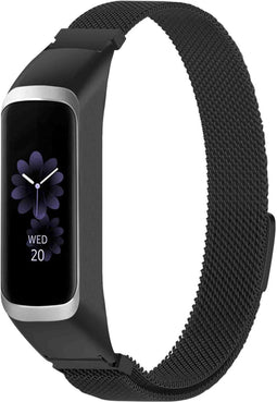 imoshion Milanees magnetisch bandje - Geschikt voor Samsung Galaxy Fit 2 - Zwart