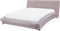 Beliani LILLE - Waterbed - Roze - Fluweel