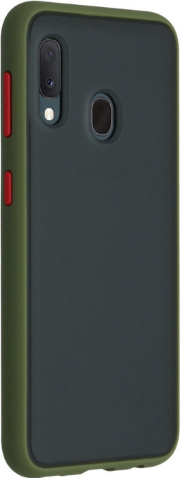 iMoshion Hoesje Geschikt voor Samsung Galaxy A20e Hoesje - iMoshion Frosted Backcover - Groen