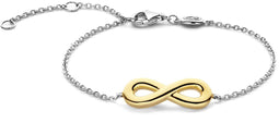TI SENTO Dames Armband - 925 zilver - Zilver geel verguld - 2823SY