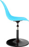 vidaXL - Eetkamerstoelen - 2 - st - draaibaar - PP - blauw