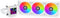 Lian Li Galahad II-LCD 360 - All-in-One CPU-koeler - RGB verlichting en LCD-scherm - Wit