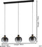 EGLO Oilella - Hanglamp - E27 - 95 cm - Verstelbaar - Zwart/Geelkoper