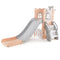 Coast Kinder Glijbaan 6-in-1 - Glijbaan - Telescoop Basketbalring - Roze