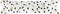 Set van 2 kussenslopen Golden Dots | Blanc