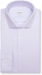 Seidensticker regular fit overhemd - mouwlengte 7 - structuur - blauw - Strijkvrij - maat 44
