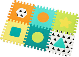 Infantino - Schuimrubberen Vormen Puzzelmat - 6 Stuks - 1 m² speelplezier (6 stuks)