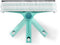 Leifheit Raam- en kozijnwisser 4 in 1 - Click System - 32 cm wisbreedte - Grijs Turquoise Wit Zwart