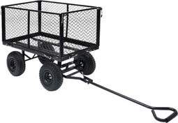 vidaXL - Tuinwagen - 350 - kg - zwart