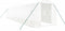 vidaXL - Tuinkas - met - stalen - frame - 20 - m² - 10x2x2 - m - wit