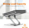 GB1050-1 Laptop Stand, geventileerd, met draaibare basis, draagbaar, in hoogte verstelbaar, compatib
