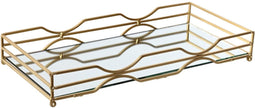 Dienblad Home ESPRIT Gouden 38 x 18 x 5 cm