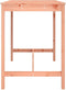 vidaXL Tuintafel 121x82,5x110 cm massief douglashout