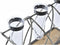 Vaas DKD Home Decor 36,5 x 11,5 x 23,5 cm Kristal Zwart Metaal Bruin Transparant