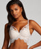 Hunkemöller Marilee - Voorgevormde longline beugel bh - Kant - Wit - maat E85