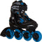 Roces Moody TIF - Inline Skates - Verstelbaar 30-35 - Zwart Blauw
