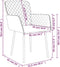 vidaXL - Eetkamerstoelen - 2 - st - fluweel - donkergrijs