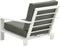 Garden Impressions Coba loungestoel - wit / moss groen