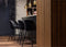 BePureHome Vogue Barstoel - Velvet - Zwart - 89x50x55
