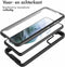 iMoshion Hoesje Geschikt voor Samsung Galaxy S21 Hoesje - iMoshion 360° Full Protective Case - Zwart / Transparant