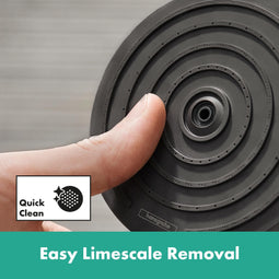 Hansgrohe Pulsify S - Douchesysteem - Waterbesparend (EcoSmart) met thermostaat en regendouche (260 mm) - Grafietzwart