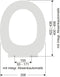 Plieger Royal Toiletbril - Duroplast - Softclose - Wit