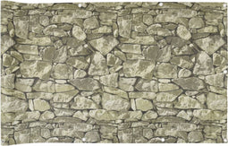 vidaXL - Balkonscherm - steenpatroon - 1000x120 - cm - PVC