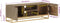 vidaXL - Tv-meubel - 110x30x40 - cm - massief - ruw - mangohout - en - ijzer