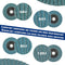 Impeller Discs 10 pieces Ø 125 mm x 22.2 mm Sanding disc Slat grinding disc - grit 40/60/80/120 - bl