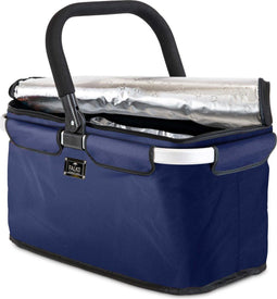 Falko Falko thermische boodschappenmand, blauw, effen, 25 liter