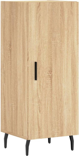 vidaXL - Dressoir - 34,5x34x90 - cm - bewerkt - hout - sonoma - eiken