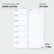 DESQ® Weekplanner - 40 x 30 cm - A3 | 5 magneten| Whiteboard marker | Magnetisch | Droog uitwisbaar | Nederlands