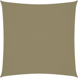 vidaXL - Zonnescherm - vierkant - 2,5x2,5 - m - oxford - stof - beige