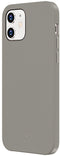Valenta iPhone 12 mini - Snap Luxe Backcover - Echt Leer - Grijs