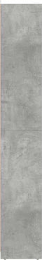 vidaXL - Badkamerkast - 30x30x183,5 - cm - spaanplaat - betongrijs