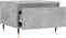 vidaXL - Salontafel - 50x46x35 - cm - bewerkt - hout - betongrijs