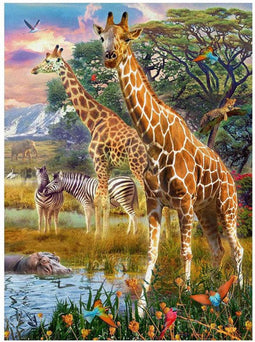 Ravensburger puzzel Kleurrijke savanne - Legpuzzel - 150 stukjes