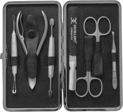 Excellent-Solingen Manicureset 7-delig - Luxe metalen etui - Hoogwaardige nagelinstrumenten