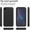 imoshion Hoesje Geschikt voor iPhone Xr Hoesje - Ruimte voor 2 pasjes - imoshion Backcover met pasjeshouder - Zwart