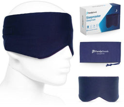 PurelyGoods® Slaapmasker - Verduisterend Oogmasker - Katoen - Donkerblauw