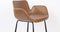 Zuiver Brit Counter Barkruk - Bruin - Leer - Set van 2