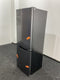 CHiQ CBM157LC - Koel-vriescombinatie - 157 Liter - Low Frost - Hoogte 144 cm - Donkere roestvrijstalen afwerking