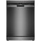 Siemens SN23EC22AE - Vrijstaande vaatwasser - 6 programma's - Black steel