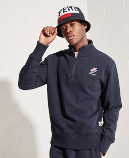 Superdry Sportstyle Essential Half Zip - Heren Trui - Katoen/Polyester - M