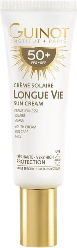 Guinot Longue Vie Soleil Visage Crème Solaire Anti-Âge Visage Spf50+