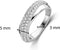 TI SENTO Dames Ring - 925 zilver - Zirconia wit - Maat 17.25 mm / maat 54 - 12281ZI