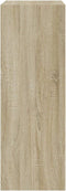 Schoenenkast 60x34x96,5 cm bewerkt hout sonoma eikenkleurig