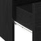 vidaXL - Zwarte - Eikenhouten - Salontafel - 102x55x43.5 - cm - Gemaakt - van - Engineered - Wood