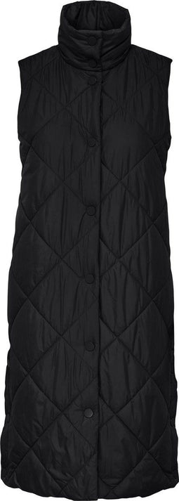 ONLY ONLTANZIA - Gewatteerde Waistcoat - Hoge opstaande kraag - Maat M