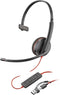 Poly Blackwire C3210 - Over Ear headset - USB-C met microfoon en volumeregeling - Zwart
